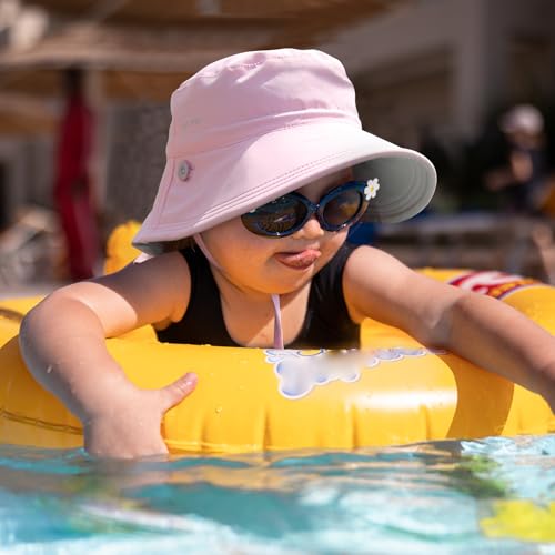 Toddler Kids Sun Hat UPF 50+ UV Protection, Summer Beach Hat with Neck Flap Wide Brim Swim Hat for Girls Boys3
