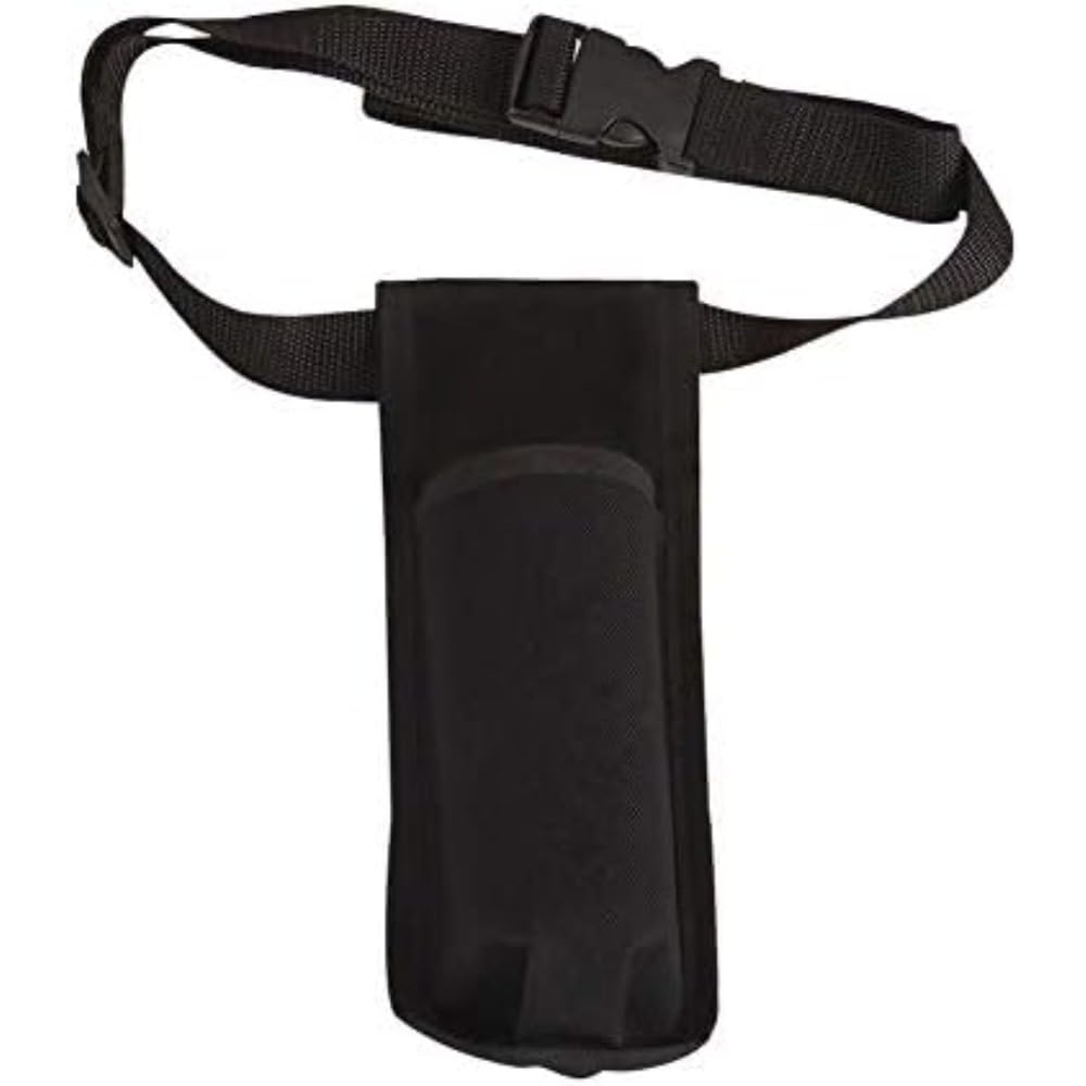 Massageflaschenhalter, einzelner Massageöl-Lotionspender, verstellbarer Hüftgurthalter, Schwarz