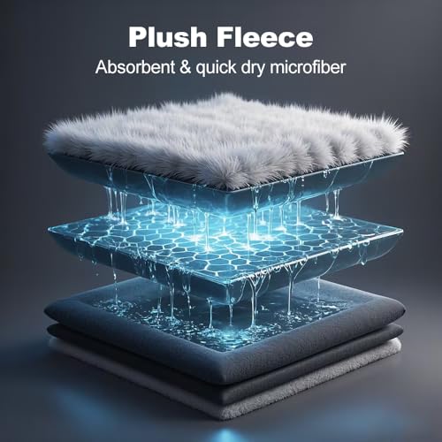 Men's Shawl Collar Bathrobe, Soft Long Towel Robe for Men - Super Absorbent Quick Dry yet Warm2