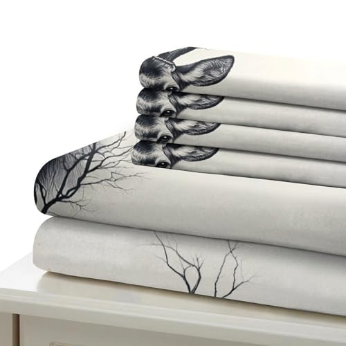 Parure de lit fléchettes 260x220 cm avec housse de couette microfibre 3D - 7