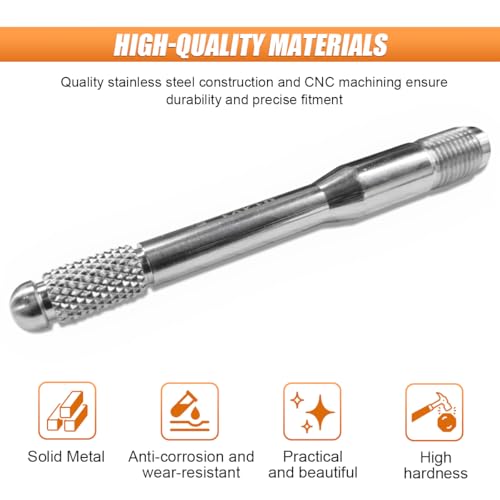 Image of M14x1.5 Car Wheel Alignment Pin, Car Wheel Changing Alignment Tool, Wheel Bolt Guide Pin, Wheel Hanger Balancing and Guide Tool, Wheel Alignment Kit for Most Cars