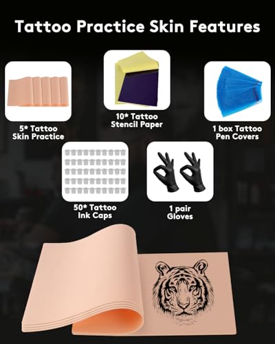 Tattoo Practice Skin Kit for Beginners with Code 332EISNC - Image 3