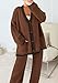 PRETTYGARDEN Lounge Sets for Women Fall 2026 Loungewear 2 Piece Outfits Cardigan Sweaters Track Suit Matching Winter Clothing (Coffee,Medium)