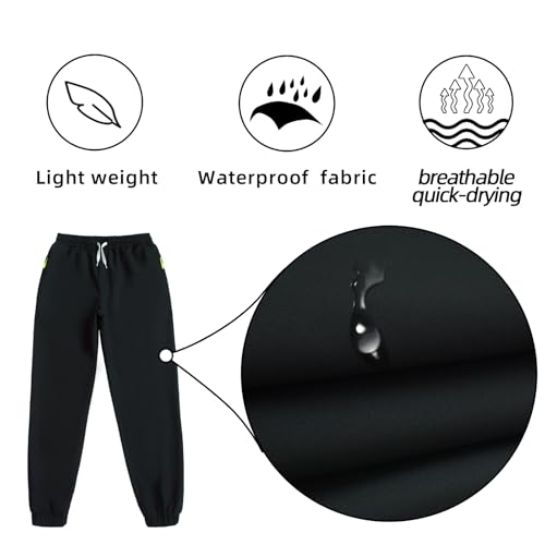 MEILONGER Boys Girls Sweatpants Kids Teenager Jogging Training Pants Elastic Waistband Sports Active Bottoms4