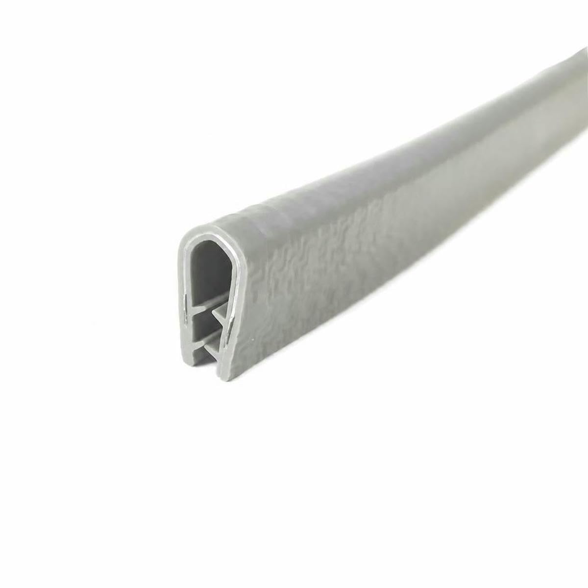 1/3/5M U-Shaped Sealing Strip Rubber Edging Stainless Steel Edge Sealing Protectio Door Seal Strip Car Seals Strips-Q-1M