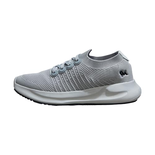 Image of Neeman's Begin Walk Aero Sneakers for Men | Breathable Knit Upper, Lightweight Cushioned EVA Sole | Comfortable Daily Walking & Casual Wear Shoes