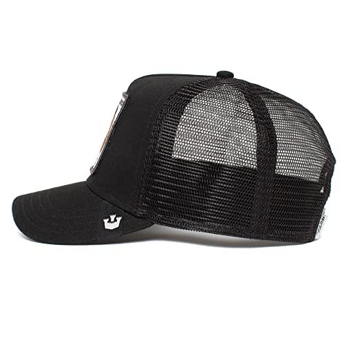 Goorin Bros. Unisex The Farm Original Adjustable Snapback Mesh Trucker Hat, Black (The Butch), One Size