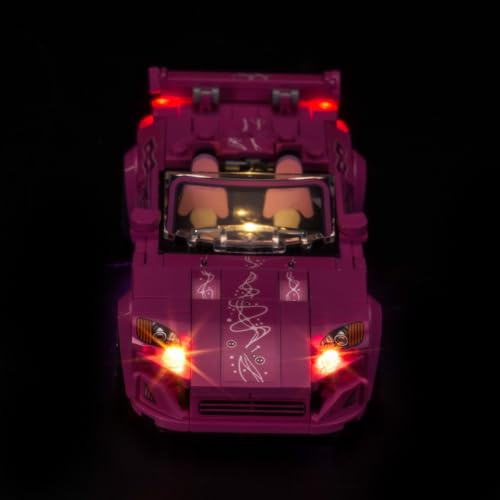 Image of LED Lighting Compatible with Lego 77241 Speed Champions 2 Fast 2 Furious Honda S2000, Light Kit Compatible with Lego 77241 Car, NOT Included The Model Set - JUST Lights