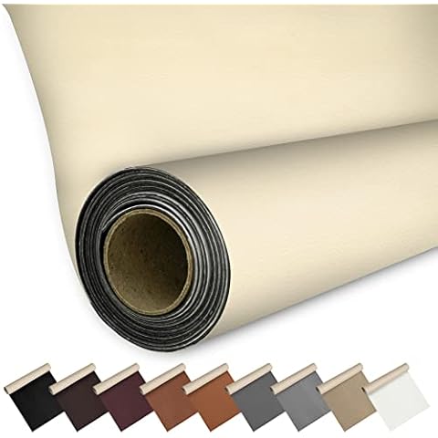 LOGIANIS Leather Repair Patch for Couches 15.7×79inch Large Self-Adhesive Leather Repair Tape Patches kit for Couch Car Seats Sofa Furniture Vinyl Chair Fabric Fix Tear (Beige,15.7×79 inch) Cover