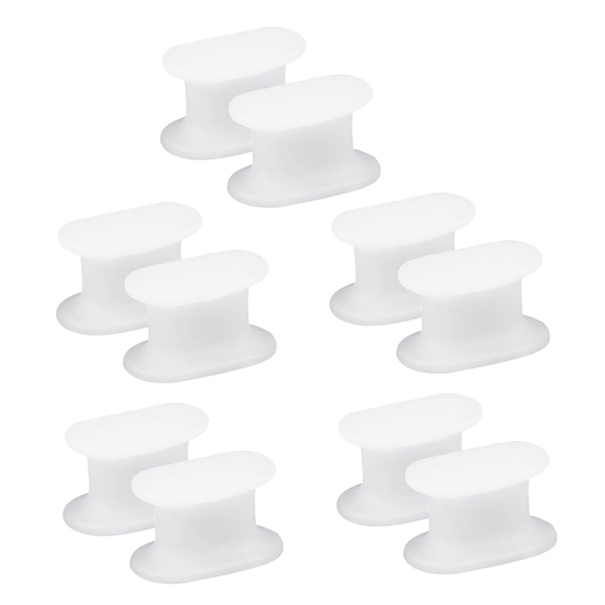 FOMIYES Separator for Bunions 5 Pairs Hallux Spacers for Men Comfortable and Breathable