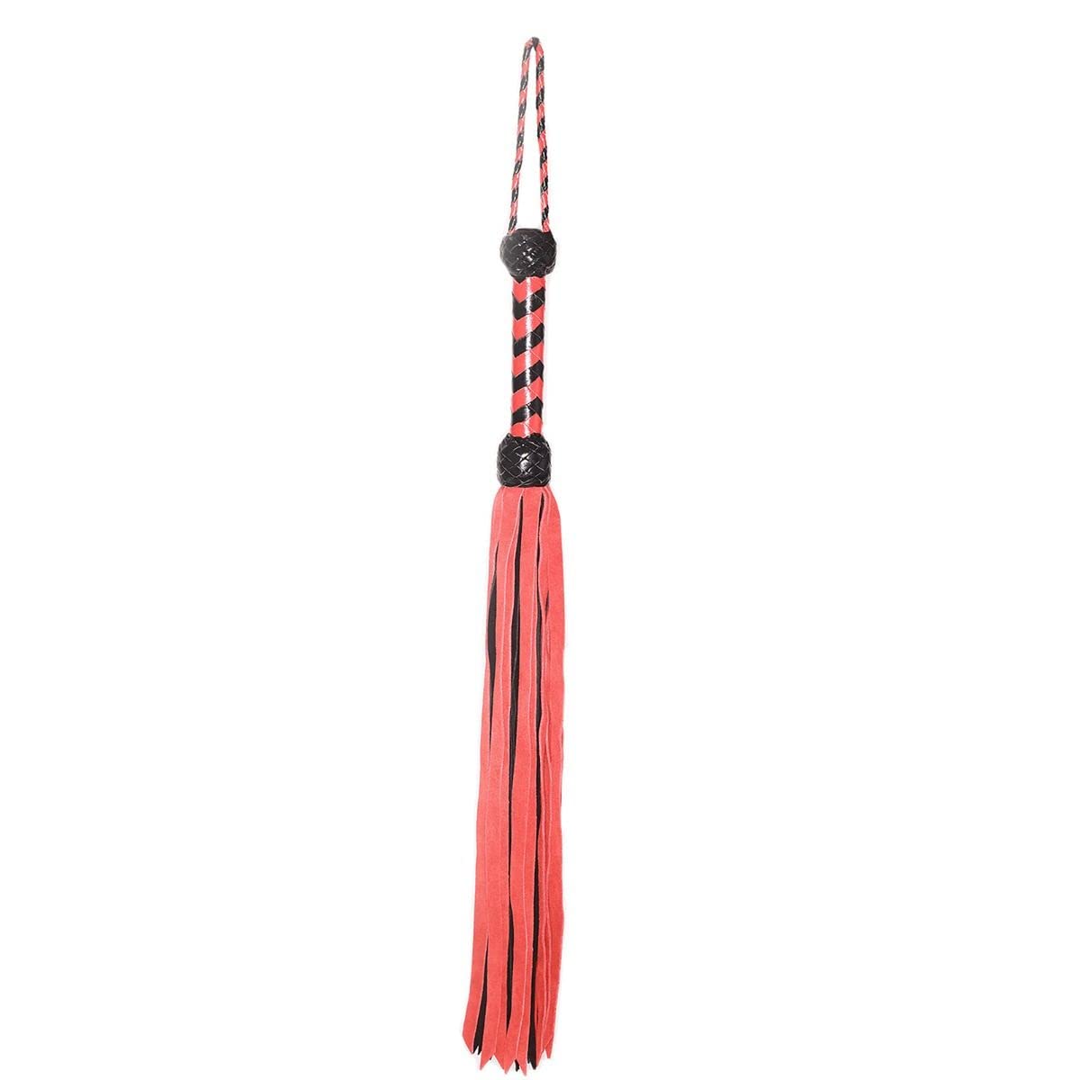 Prowler RED The 33" Black & Red Flogger - Diseño elegante para azotes sensuales y juegos de impacto