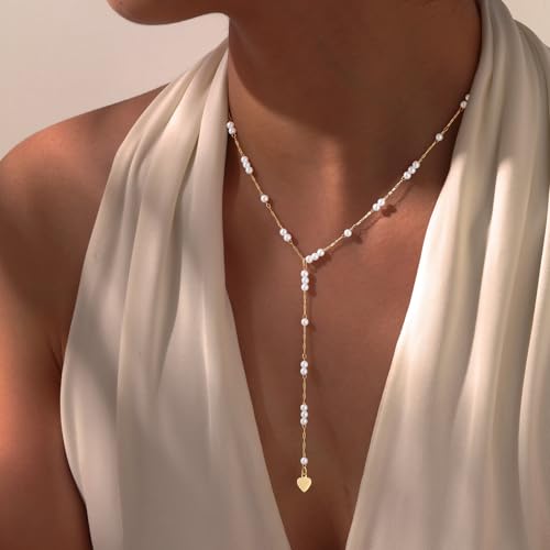 Collier en V pour femmes élégant bijou d'individualité à frange longue - 6