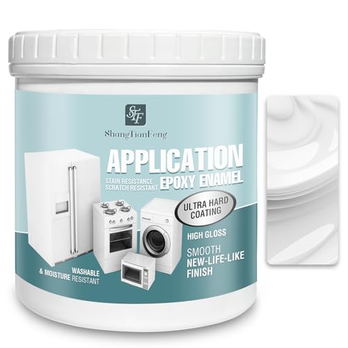 White Appliance Paint, 32 Oz – High Gloss Finish for Home Appliances...