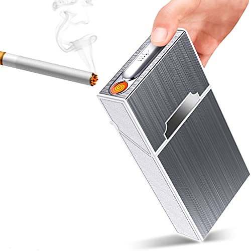 Cigarette Case Module with Electric Lighter, Aluminum Cigarette Case for 100mm Cigarette