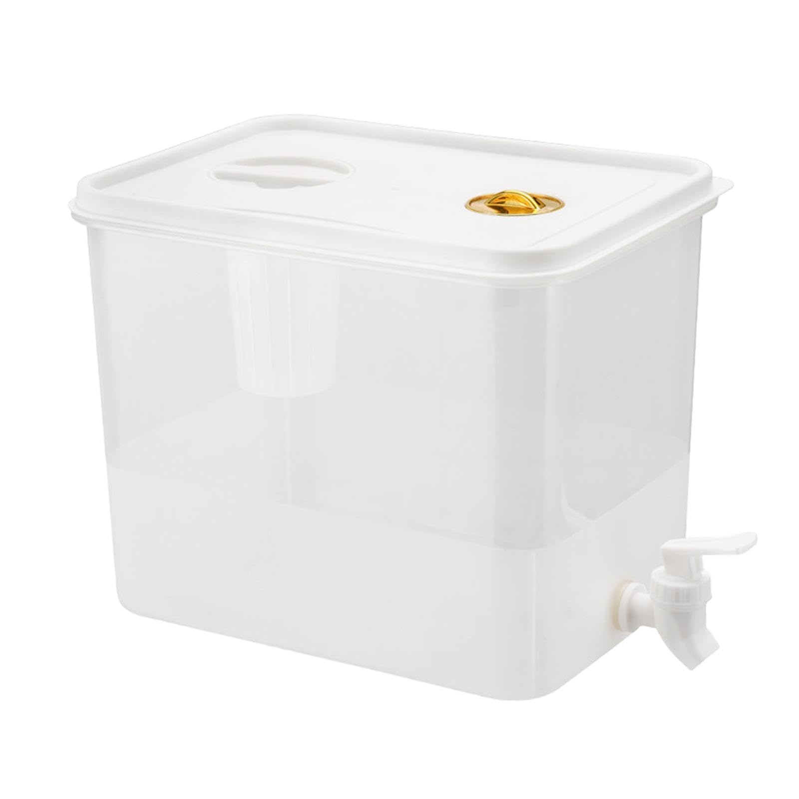 Iced Beverage Dispenser Drink Dispenser Tea Lemonade Cans Jug Fridge Beverage Dispenser Container for Wedding Parties Travel, 10L