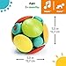 Bright Starts Wobble Bobble Activity Ball Toy, Baby & Toddler Crawl Toy, Interactive Sounds & Textures, Ages 3 Months+