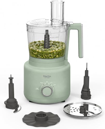 Martha-Stewart-10-Cup-Food-Processor-Electric-Chopper-One-Touch-Pulse Martha Stewart 10 Cup Food Processor & Electric Chopper, One Touch Pulse - Image 1