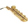 BetterSax Classic Baritone Saxophone - Professional-Grade Instrument with Dark Gold Lacquer Finish - Complete Kit for Beginners and Pros - Includes Mouthpiece, Neckstrap, and Durable Case
