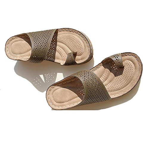 qmj Sandalias de Mujer Chanclas Clip Toe Zapatos de Playa Pantuflas Cover