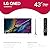 LG 43QNED80TUC QNED 4K Smart TV - Quantum Dot, AI Processor, HDR10, webOS, Dolby Atmos, ThinQ, Alexa Built-in, Magic Remote, Gaming Optimizer, 12-Month CPS Protection, UAX HDMI Cable, Streaming Bundle