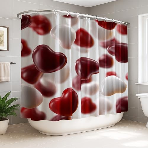 Rideau de douche extra large polyester imperméable baignoire - 2