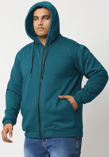 Image of Wear Your Opinion Men's Plus Size Fleece Zipper Hoodie Jacket