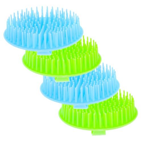 Beaupretty 4stücke Massagekamm Für Kopfhaut Haarbürste Zur Schuppenreinigung Shampoobürste Für Blutgefäße Aktivieren Ergonomisch Geformt Für Sanfte Massage Bequem Zu Greifen