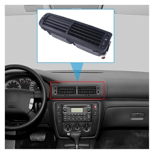 Buse d'aération Passat B5 noire haute résistance pour chauffage de bord