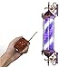 Produktbild JI TA Barbierstab Leuchtkugel Friseur Pole Lampe Friseursalon Schild Mit Led Birne Barber Pole Rot Weiß Blaue Streifen Traditional Beleuchtende Rotierende Mauer Lampe A/C / 98cm/39