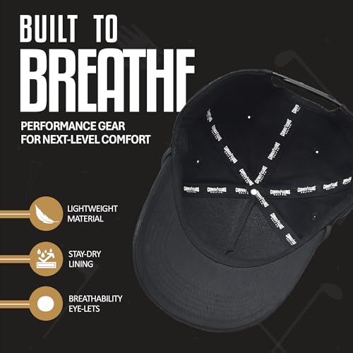 Image of Curves & Clubs Titties Golf Hat - Funny Golf Hat, Titties Hat - Funny American Hat - One-Size-Fits-All - Men's Gifts