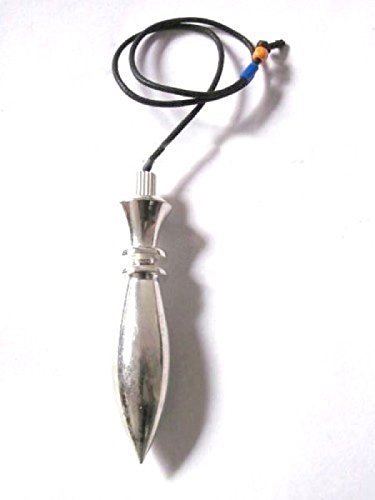 Jet International Egyptian Karnak Silver Plated Ring Metal Pendulum Healing Dowsing Metaphysical Spiritual Answers Crystal Therapy