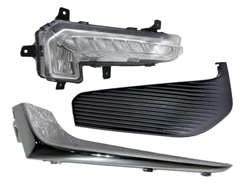 Texas E Parts 2016 2017 2018 Compatible With Chevrolet Malibu Front Bumper Daytime Running Light Lamp With Cover & Chrome Trim Right Passenger Side