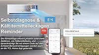 TCL BreezeIN Split Klimaanlage 12000 BTU Inverter Klimagerät mit Wärmepumpe zum Kühlen & Heizen | A++ | App & WLAN Smart Home für Räume bis zu 35m² – Ansicht 9