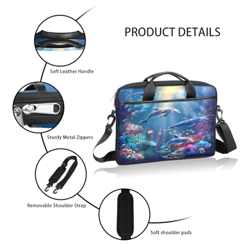 Maletín para laptop slim 15 pulgadas unisex miniatura 4