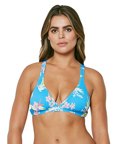 Maillot de bain floral Jessica Simpson haut de bikini triangle Caspian pour vos vacances au soleil