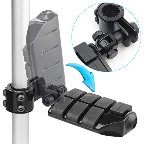Motorcycle Highway Foot Pegs Motorcycle Highway Pegs Foot Rest Compatible with Harley Road King Street Glide Honda Suzuki Yamaha with 1\"(25mm), 1 1/4\" (32mm), 1 1/3\" (34mm) Engine Guard