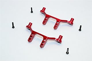 GPM For Traxxas LaTrax SST Upgrade Parts Aluminum Front & Rear Body Post Mount - 1 Set Red