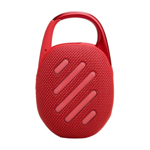Image of JBL Clip 5 Ultra Portable Bluetooth Speaker Bundle with gSport Case (Red)