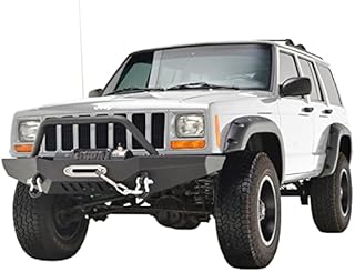 Paramount Automotive 51-0902 Front Bumper 83-01 Jeep Cherokee XJ, Black