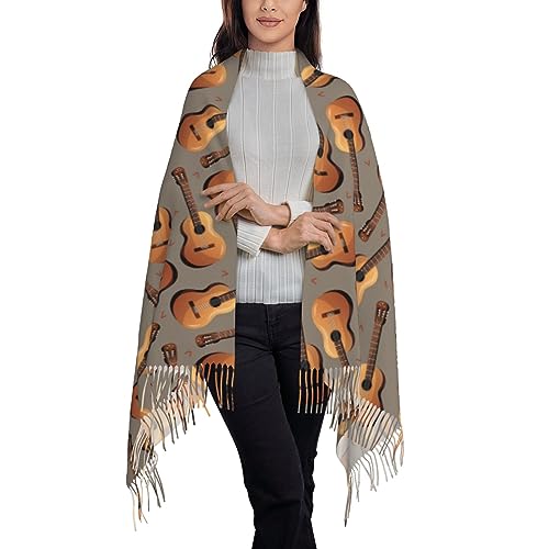 Guitar Musical Instrument Scarf Winter Soft Warm Scarfs Fashion Scarves for Women Comfortable Long Shawl Wrap Gifts4