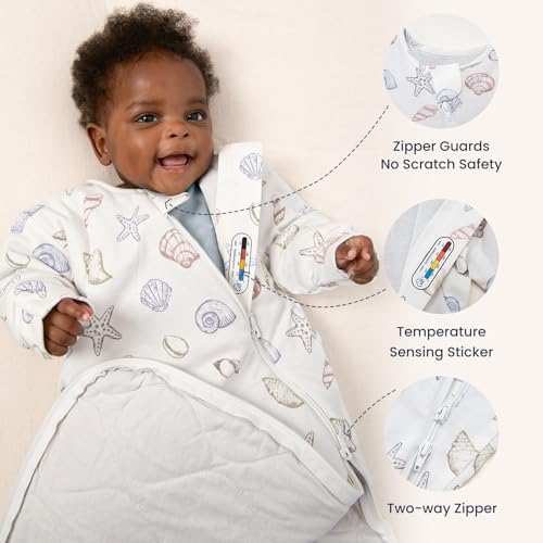 Image of kaiya baby Unisex Sleeping Bag for Babies and Toddlers 2.5 Tog Sleep Sack, Long Sleeve Sleep Sack, Wearable Blanket Baby