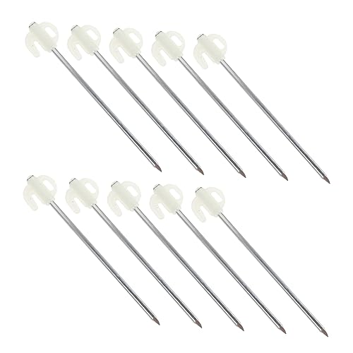 GRIRIW 1Set Ground Stakes Durable Tent Pegs with Oxford Bag for Secure Outdoor Use for Camping Hiking Canopy and Awning Various Grounds