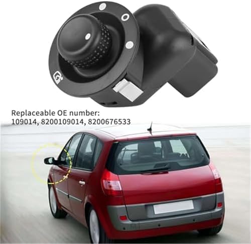 Interrupteur de réglage rétroviseur Clio 3 commande électrique vue arrière 2005-2017