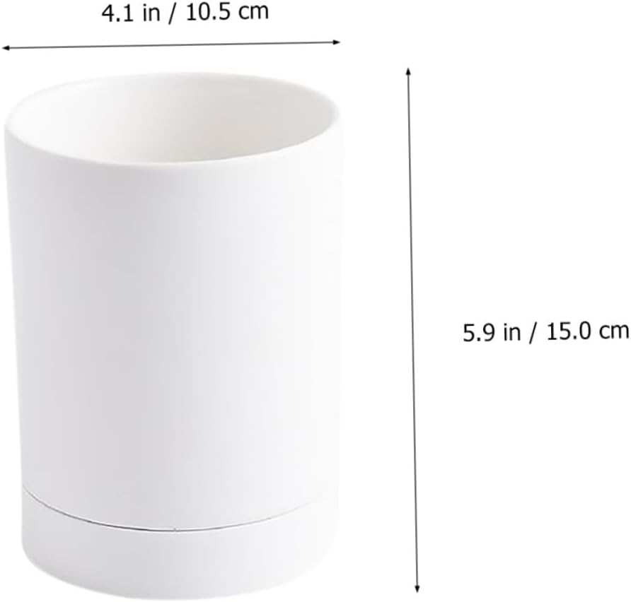 1 PC White Ceramic Utensil Holder for Kitchen Multipurpose Chopstick Organizer with Drainage Lightweight Easy to Clean Housewarming present Kitchen