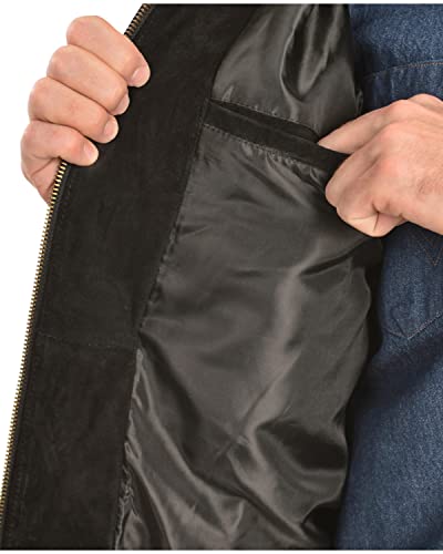 Image of Two-Toned Boar Suede Men's Jacket by Scully
