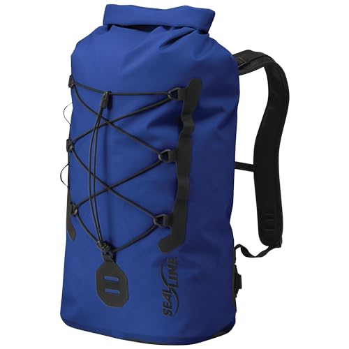 SealLine BigFork Mochila seca impermeable de 30 litros, Azul miniatura 1