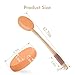 AmazerBath Lotion Applicator for Back, Feet, 4 Replaceable Pads with Long Handle, Back Sunscreen Applicator for Kids, Elderly, Women, Apply Cream Medicine Skin Cream Moisturizer Tanner, Orange