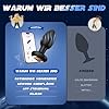 Analvibratoren für Mann Analplug# für Männer, Prostata Stimulation Männer Analplug Sex Spielzeug für die Männers mit 7 Rotation 7 Vibration, Anal Plug Sex Spielzeug für Paare Buttplug Sexspielzeug #5