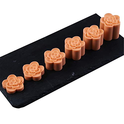 Ylskmu Cookie Stamp 6pcs 50g Moon Cake Mold Set - Image 3