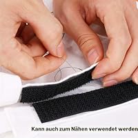 YMCRLUX 10m Klettband mit 50 Metallschnalle, Frei Zuschneidbar Klettverschluss Band - 2.5cm Breit, Wiederverschließbar Klett Kabelbinder zum Organisieren Ihrer Kabel, Schnüre, Schläuche usw – Ansicht 7